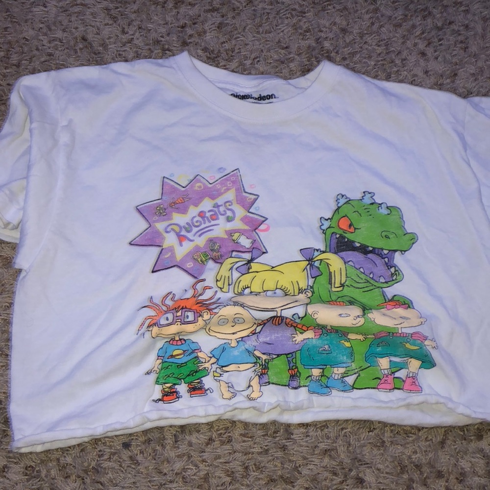 crop top short sleeve